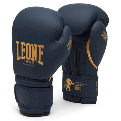 Боксерские перчатки Leone Blue Edition