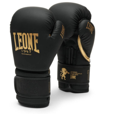 Боксерские перчатки Leone Black&Gold