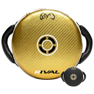 Боксерский щит Rival RPS7 Черный/Золотой двусторонний