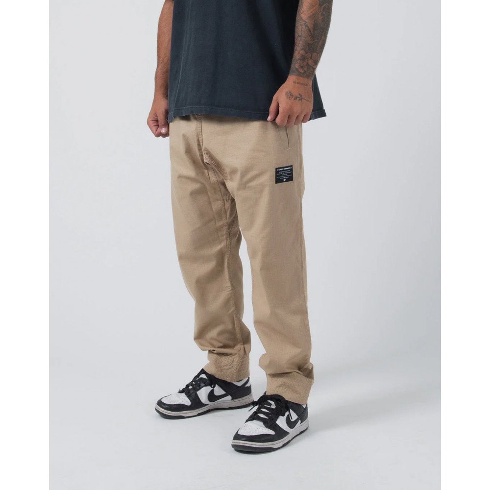 Штаны Kingz Casual Denim Бежевые