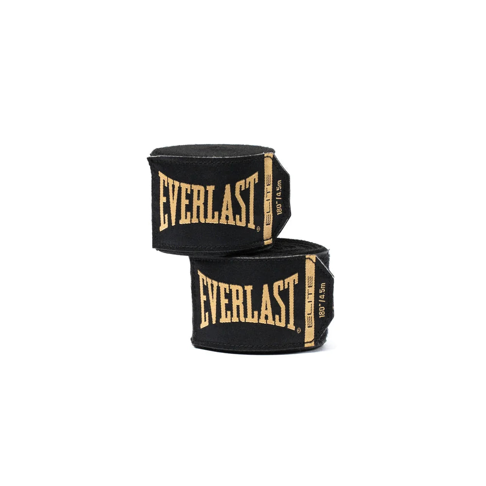 Боксерские бинты Everlast Elite черные 4,5 м
