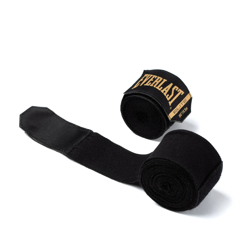 Боксерские бинты Everlast Elite черные 4,5 м