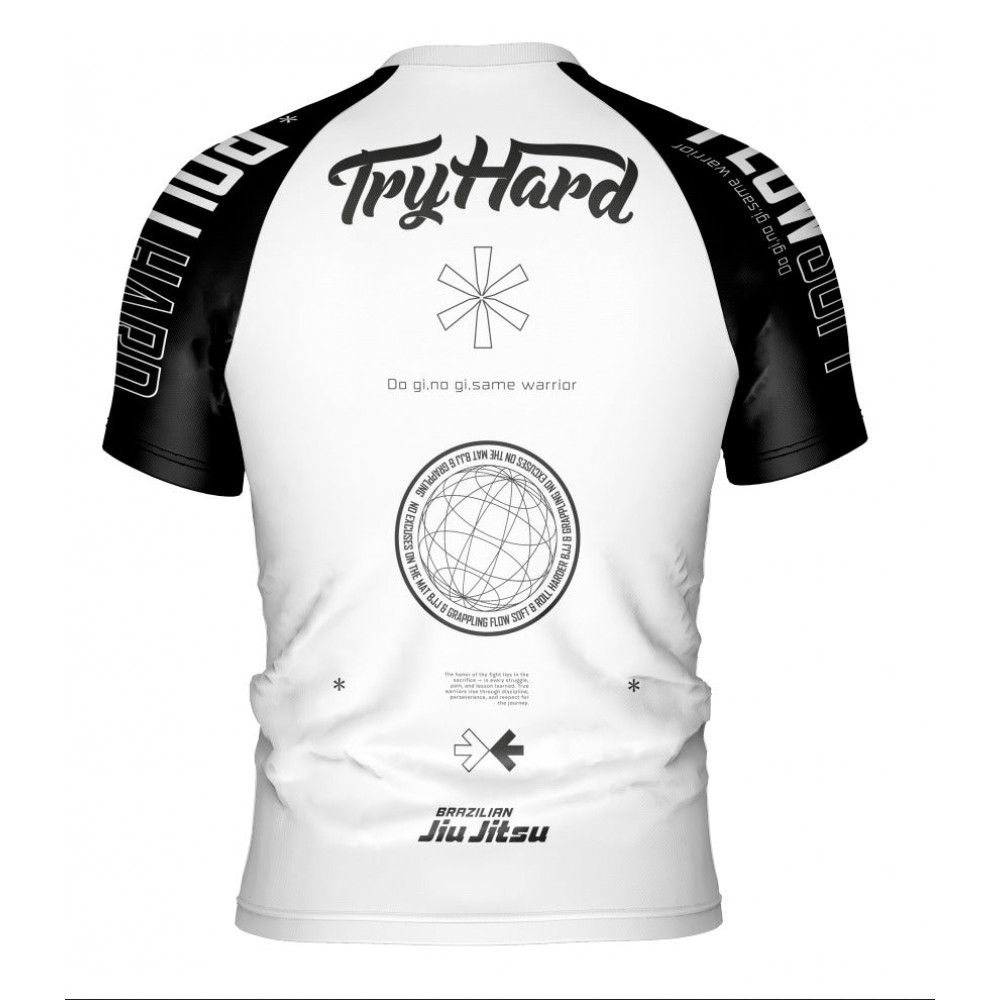 Рашгард Try Hard Millenium Белый