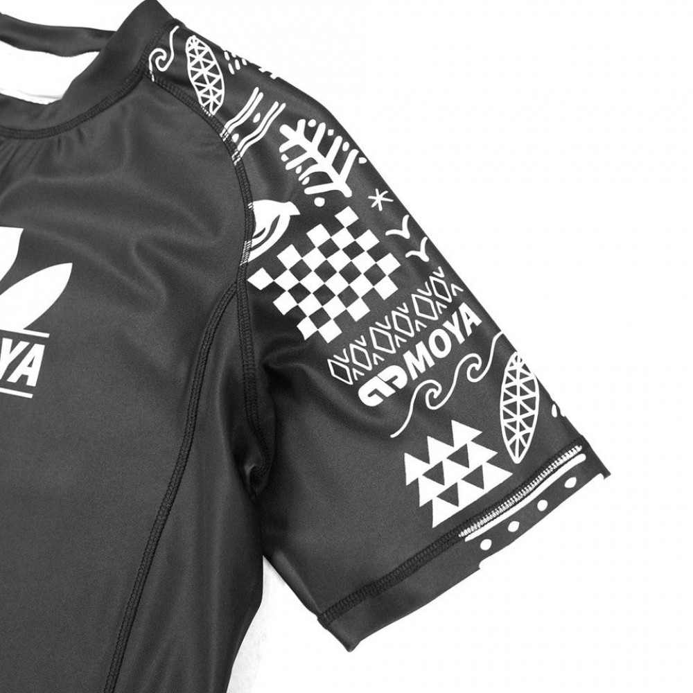 Рашгард Mohi Koa Black с коротким рукавом Чёрный 