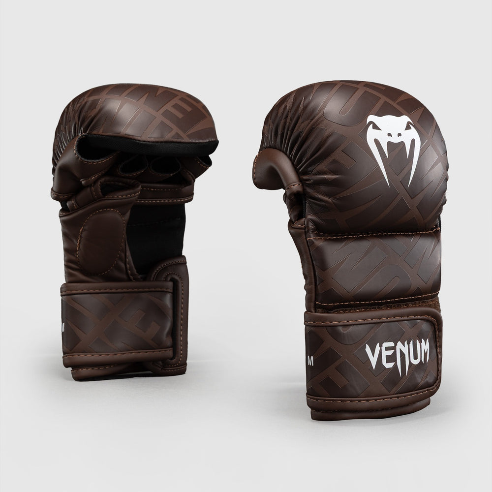 Перчатки для спарринга по ММА Venum Contender 1.5 XT 3D коричневые