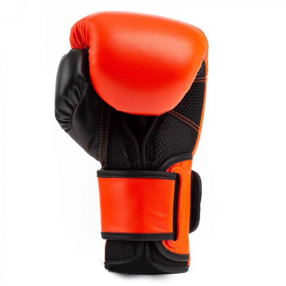 Боксерские перчатки Powerlock PU от Everlast красно-черные