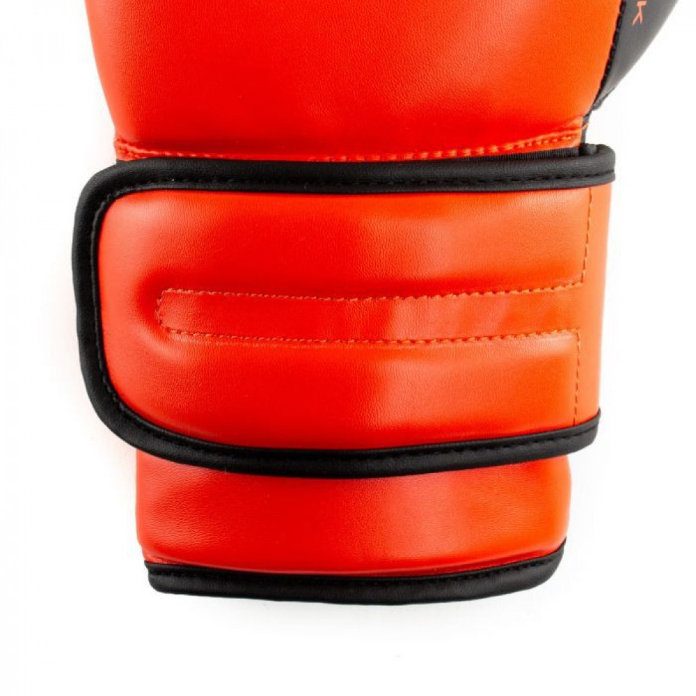 Боксерские перчатки Powerlock PU от Everlast красно-черные