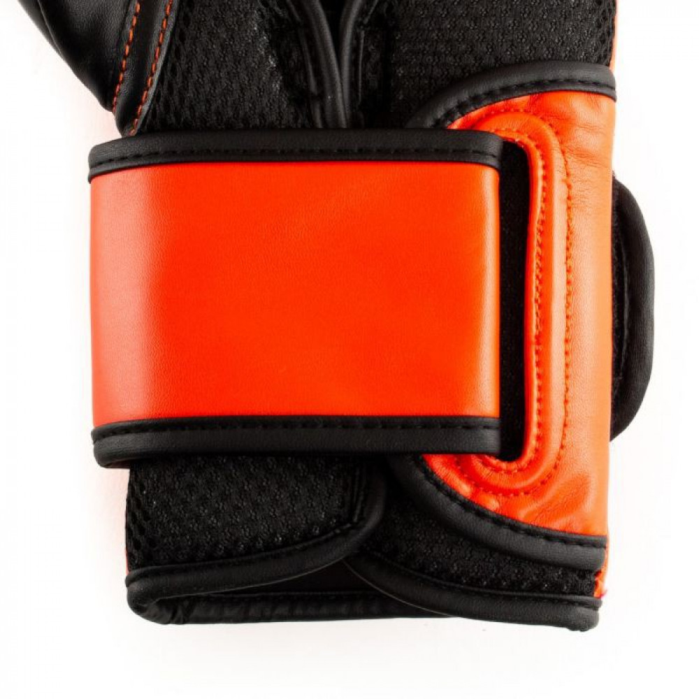 Боксерские перчатки Powerlock PU от Everlast красно-черные