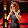 Рашгард женский с коротким рукавом Extreme Hobby MT Sport Черно-бирюзовый