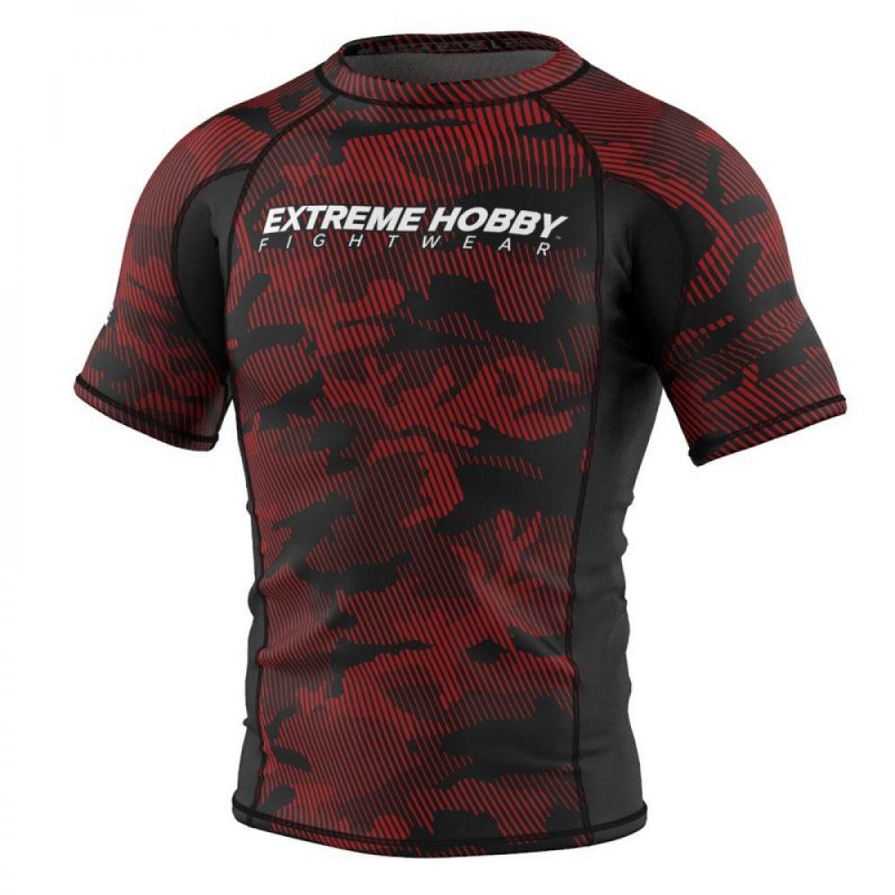 Рашгард с коротким рукавом Extreme Hobby Havoc Красный