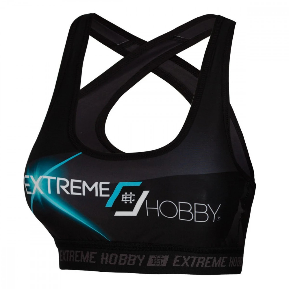 Топ женский Extreme Hobby MT SPORT Черно-бирюзовый
