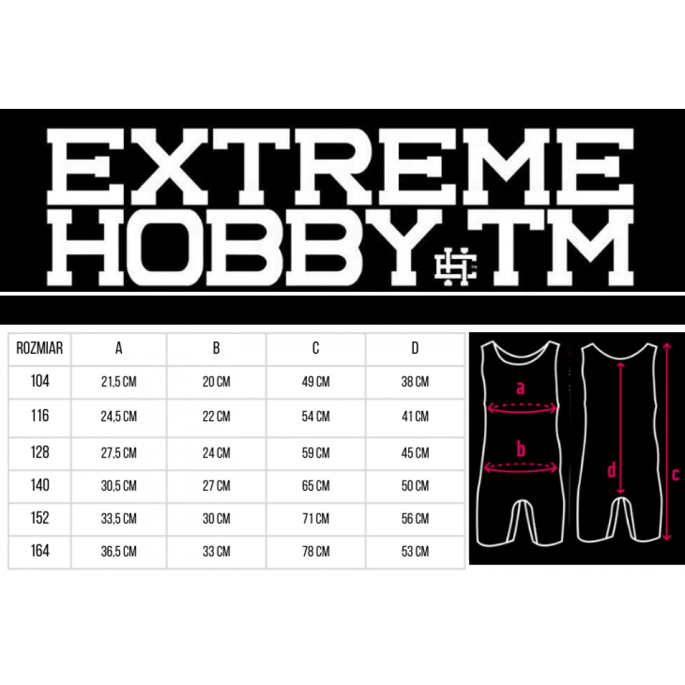 Борцовское трико детское Extreme Hobby HAVOC Синее