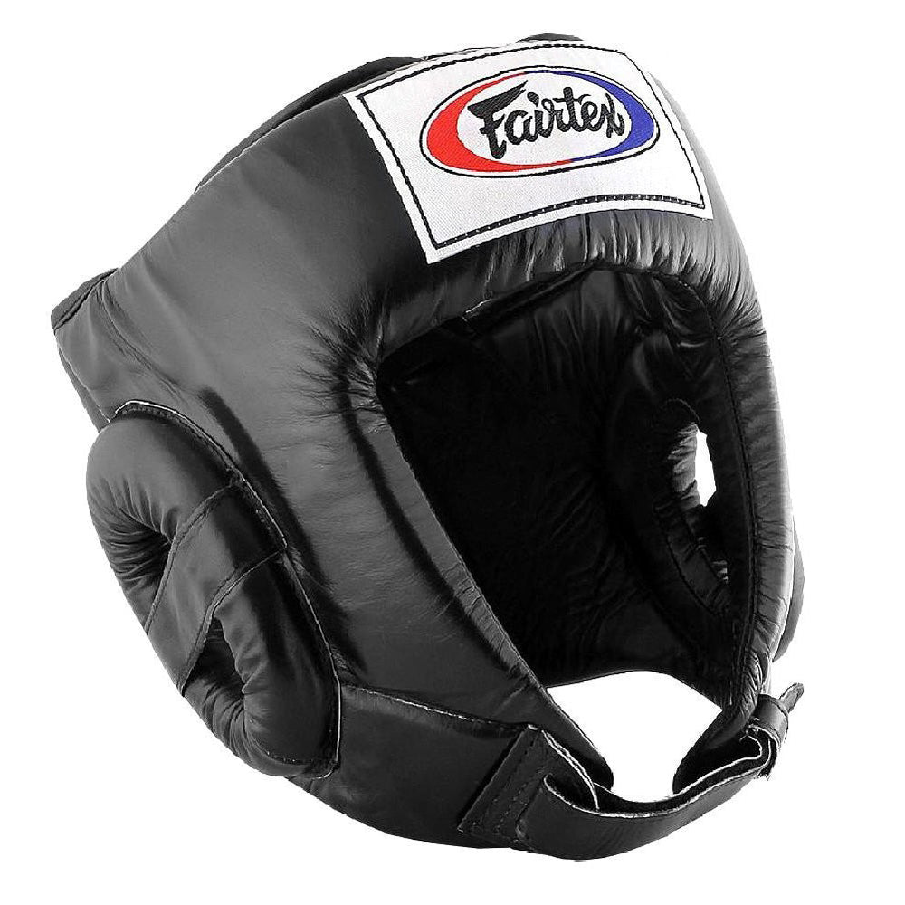 Боксерский шлем Fairtex HG1 черный