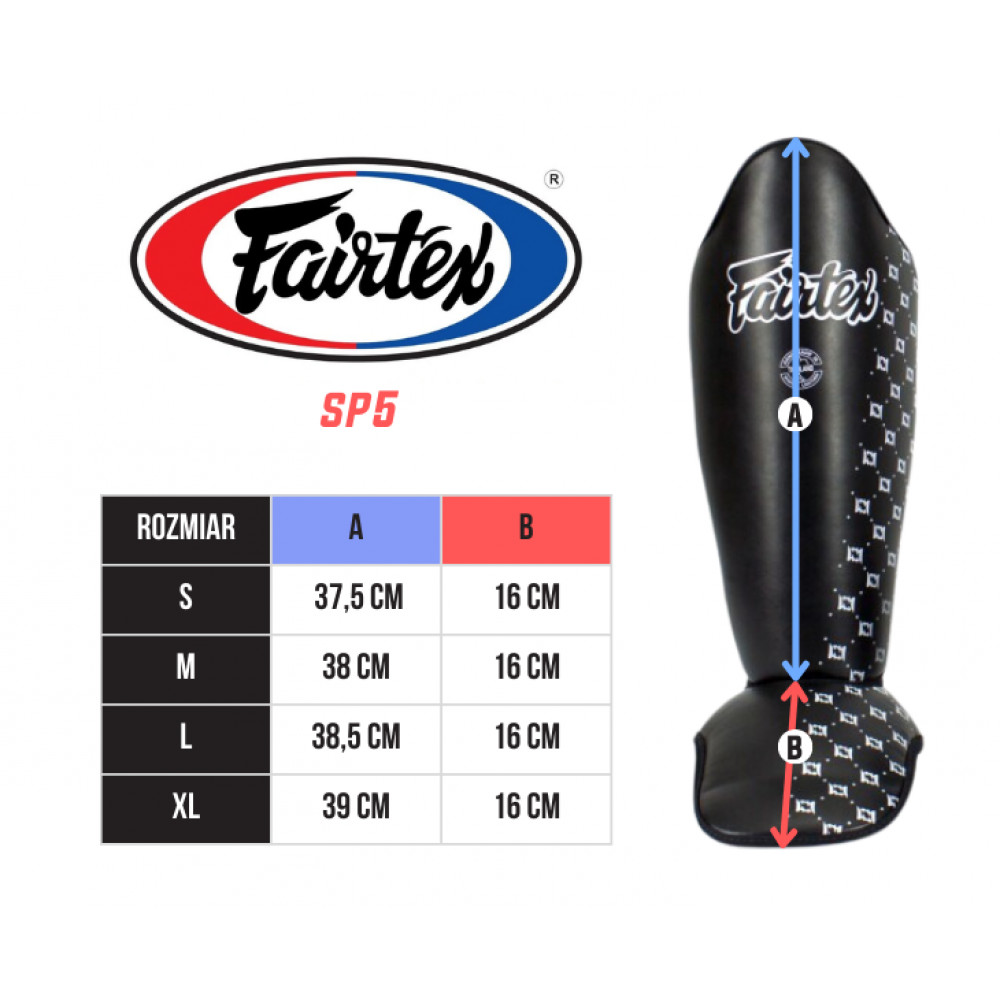 Защита голени Fairtex SP5 красная