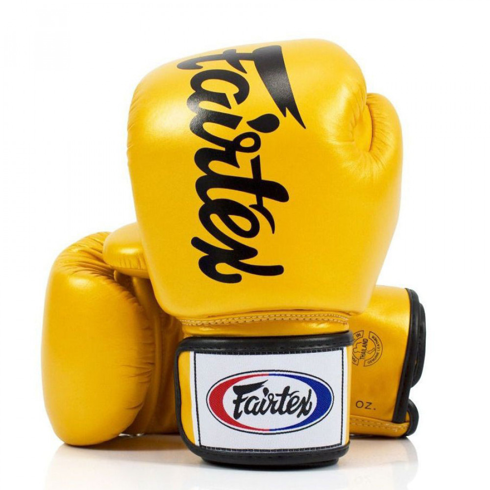 Боксерские перчатки Fairtex BGV19 Желтые