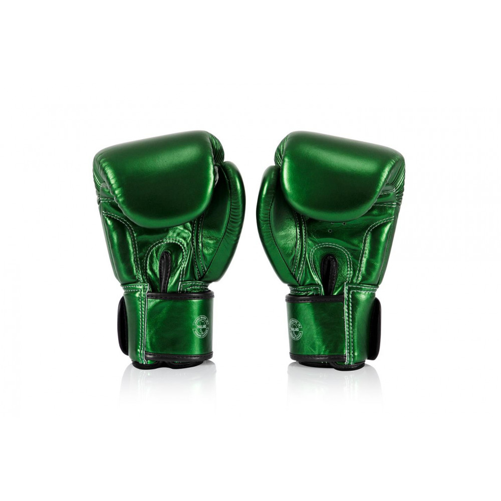 Боксерские перчатки Fairtex BGV22 Metalic Зеленые