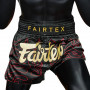 Шорты для Muay Thai Fairtex Lava Черно-красные