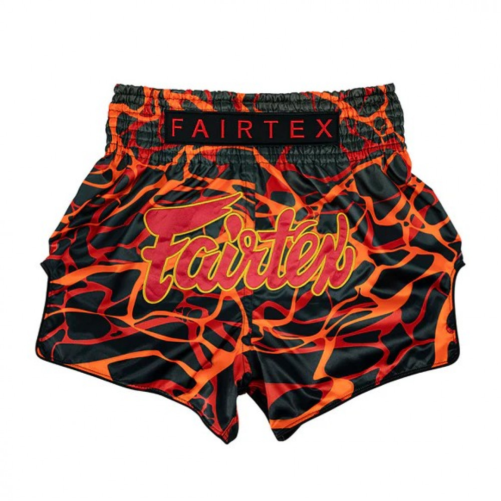 Шорты для Muay Thai Fairtex Magma Красно-черные