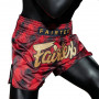 Шорты для Muay Thai Fairtex Черно-красные
