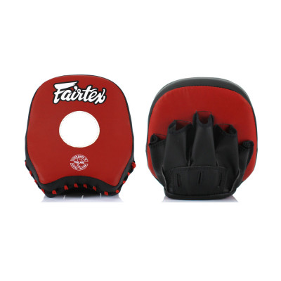 Лапы боксерские Fairtex FMV14 Черно-красные