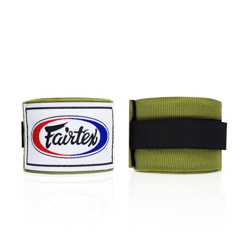 Боксерские бинты Fairtex — бинты HW2 оливкового цвета, 4,5 м