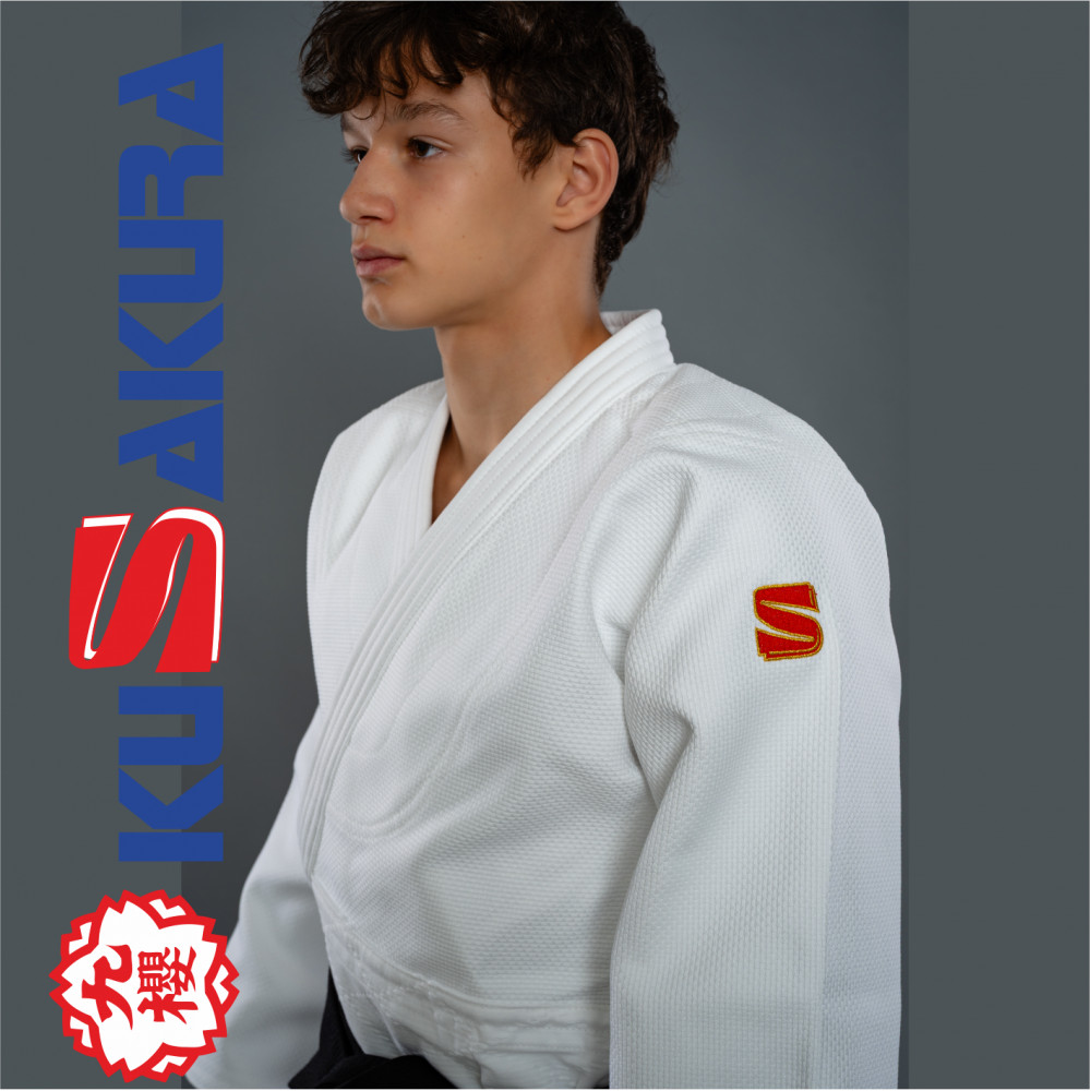 Кимоно для дзюдо KuSakura Competition Taisho JNV Белое REGULAR Japan