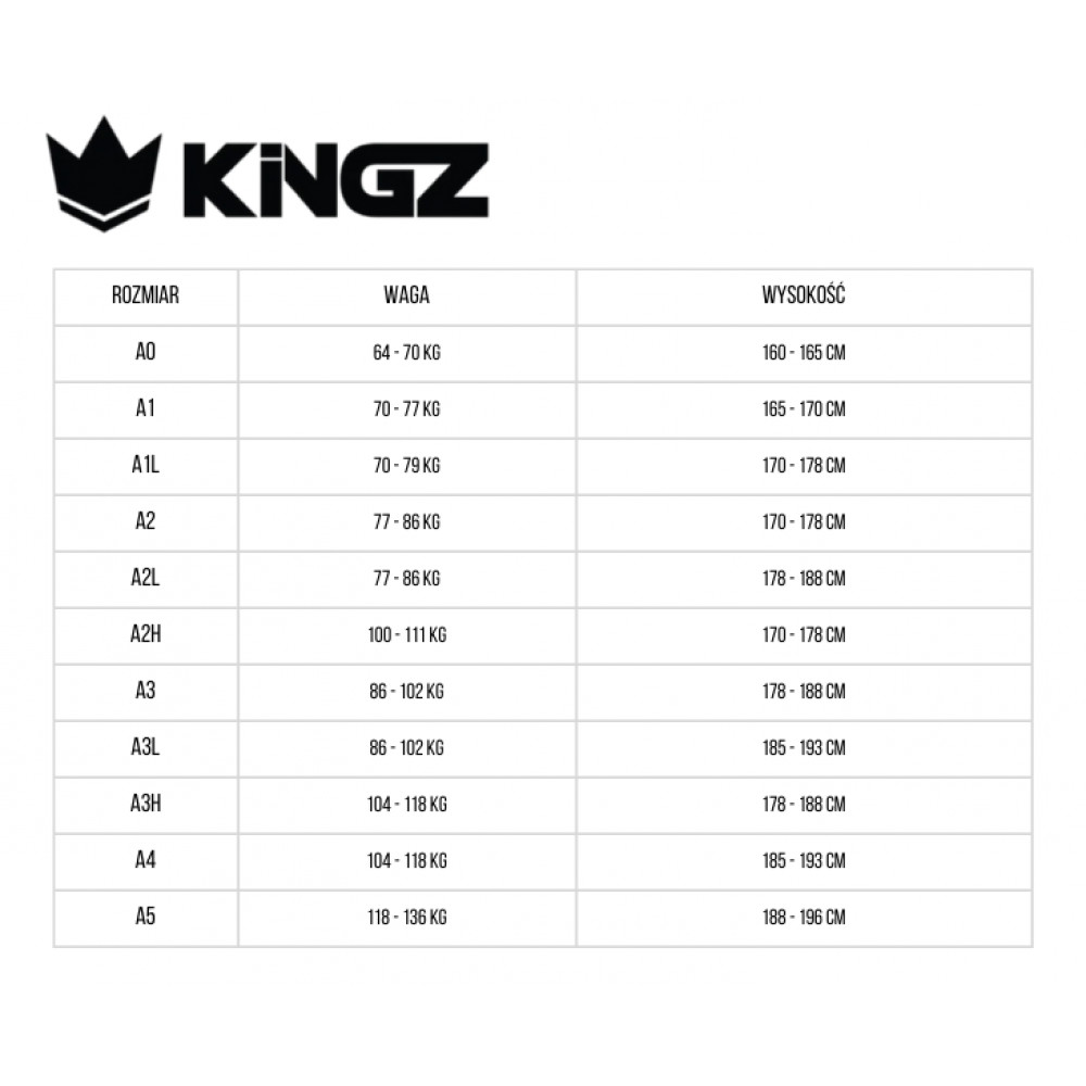 Кимоно для BJJ KiNGZ Basic 2.0 Белое 