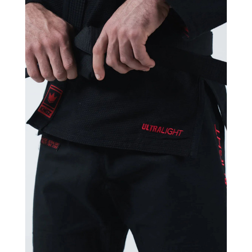 Кимоно для BJJ Kingz Ultralight 2.0 New Черное 