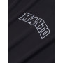 Рашгард с коротким рукавом MANTO VARSITY Черный
