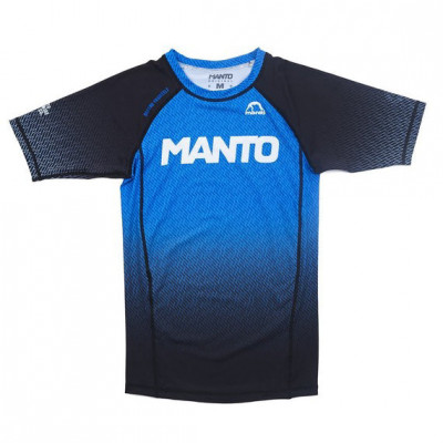 Рашгард с коротким рукавом MANTO RANK Черно-синий