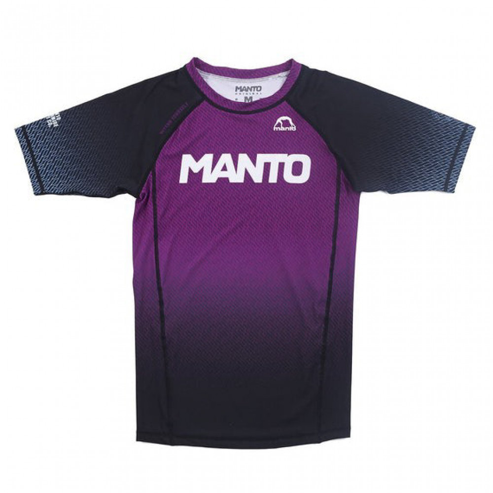 Рашгард с коротким рукавом MANTO RANK Фиолетовый