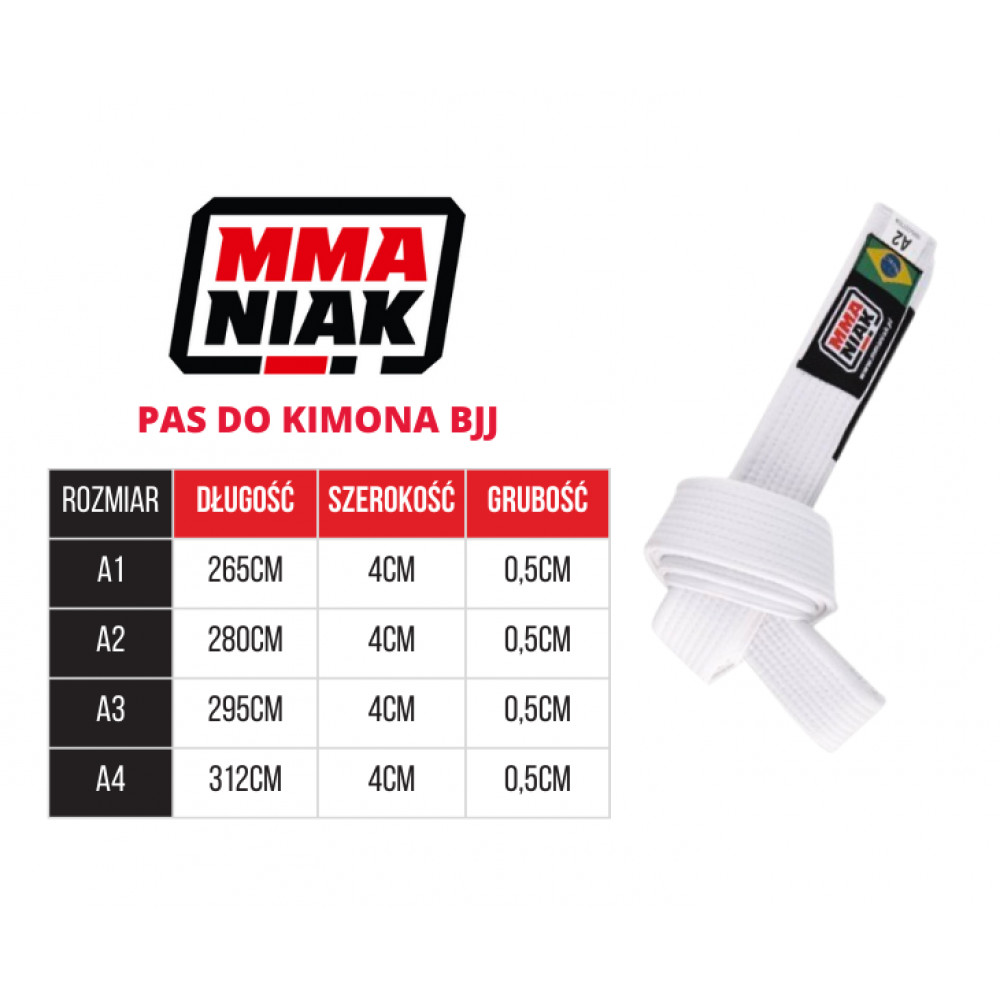 Пояса MMAniak BJJ A1