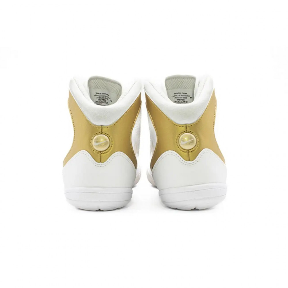 Борцовки Nike Freek Бело-золотые