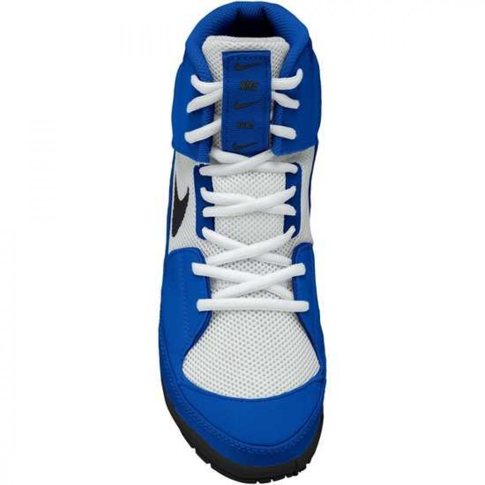 Борцовки Nike Fury бело-синие