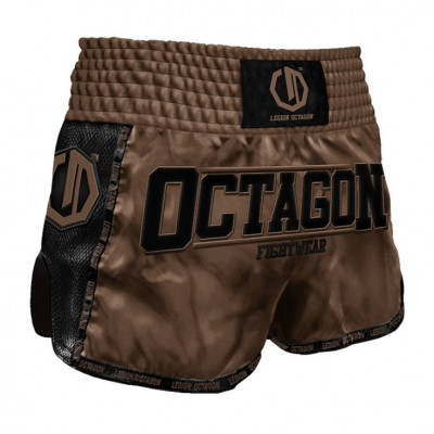 Шорты для Muay Thai Octagon Legion Future Premium Коричневые