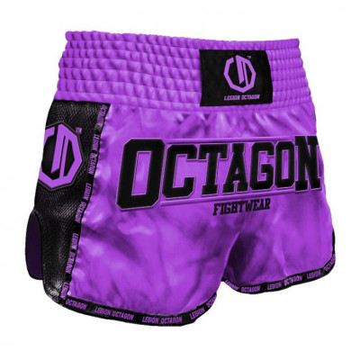 Шорты для Muay Thai Octagon Legion Future Premium Фиолетовые