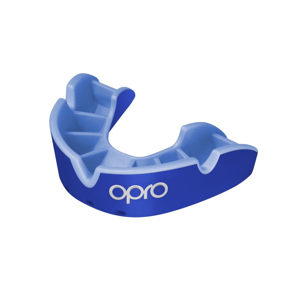 Детская капа Opro Silver синяя