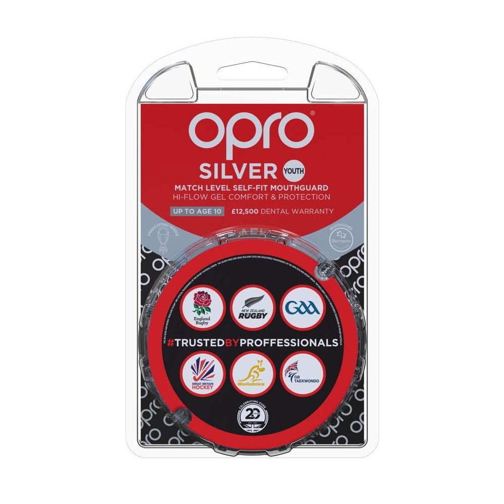 Детская капа Opro Silver синяя