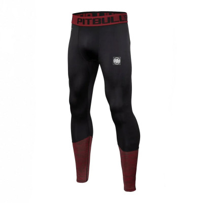 Компрессионные штаны Pit Bull Performance Pro Plus Small Logo Красные