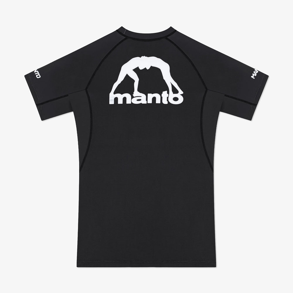  Рашгард MANTO LOGO DUAL с короткими рукавами черный
