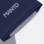 Рашгард MANTO LOGO DUAL с короткими рукавами темно-синий