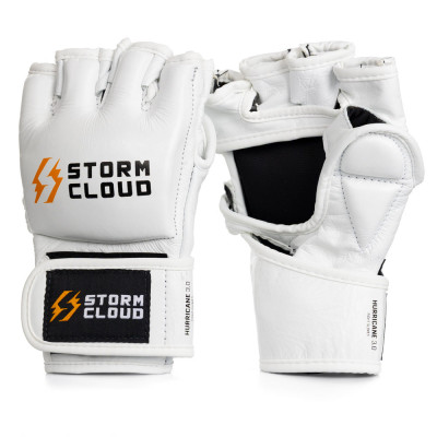 Перчатки для StormCloud ММА Hurricane 3.0 4OZ белые