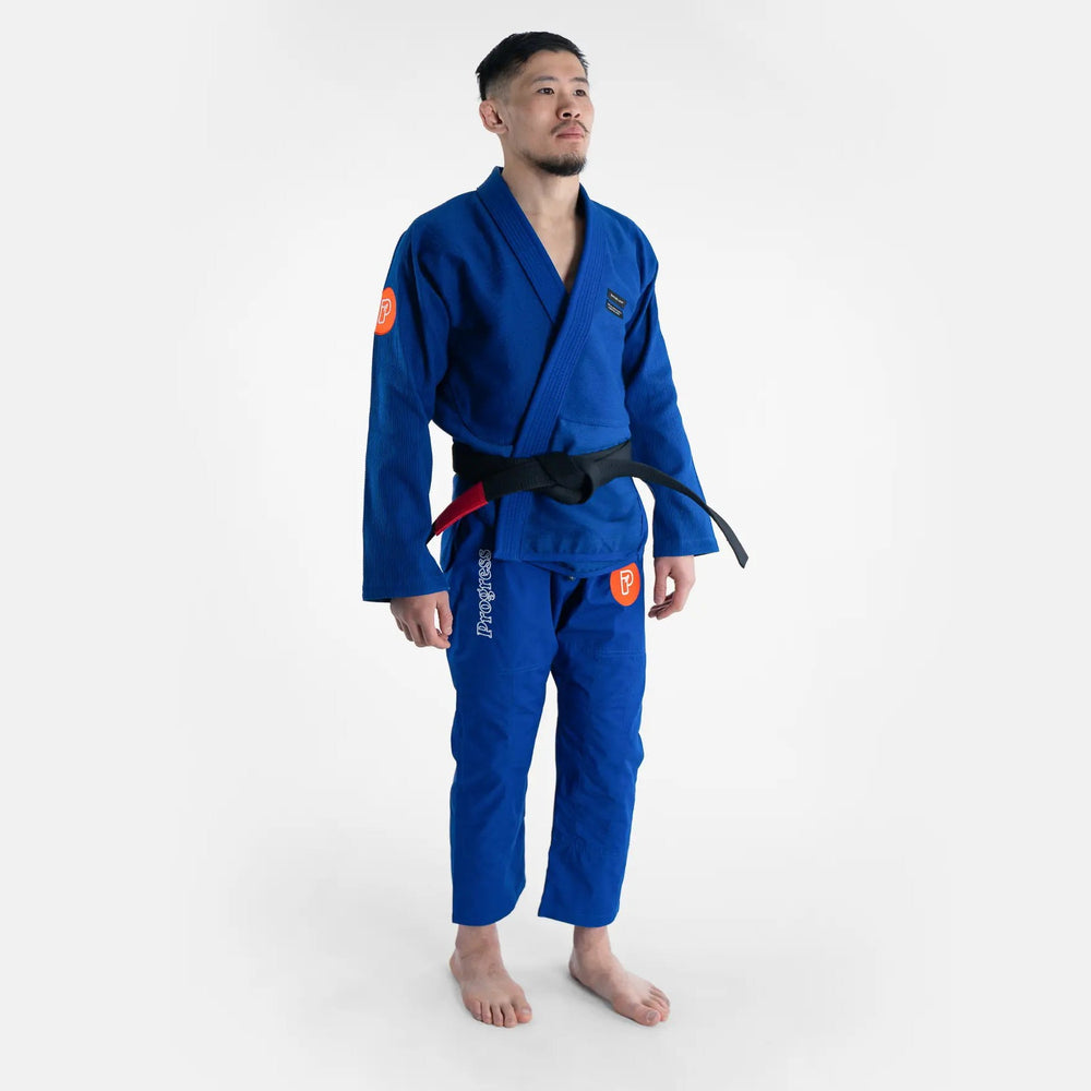 Кимоно/ГИ Progress BJJ Featherlight Lightweight Competition Синее