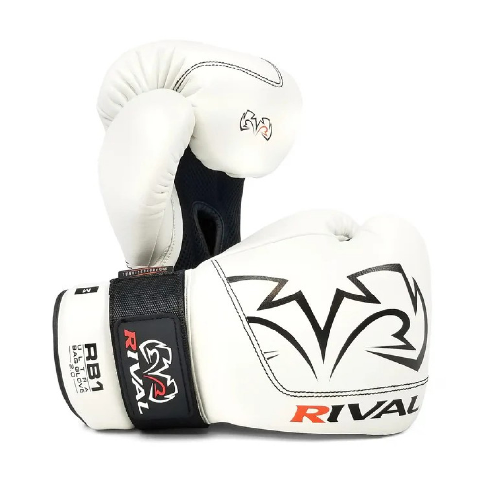 Перчатки боксерские Rival RB1 ULTRA 2.0 Белые