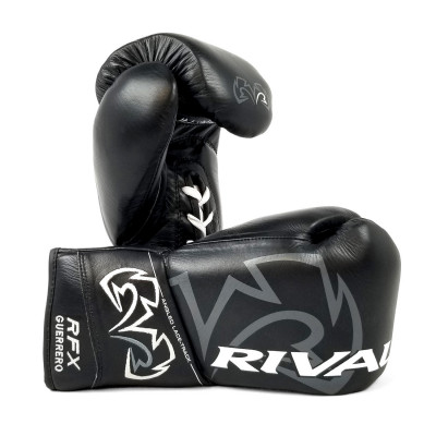Перчатки боксерские Rival RFX-Guerrero Pro Fight HDE-F черные