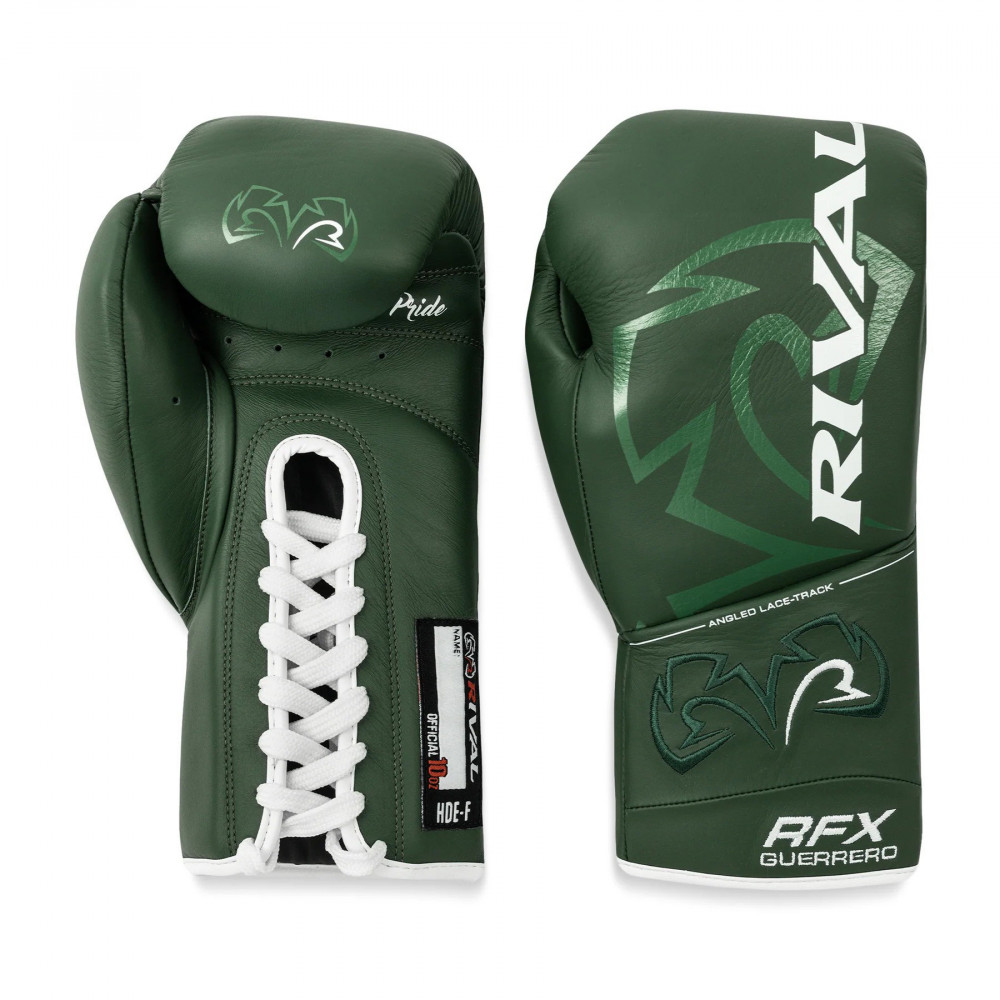 Боксерские перчатки Rival RFX-Guerrero Pro Fight HDE-F Зелёные