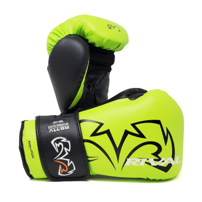Перчатки боксерские Rival для спарринга RS11V кислотные