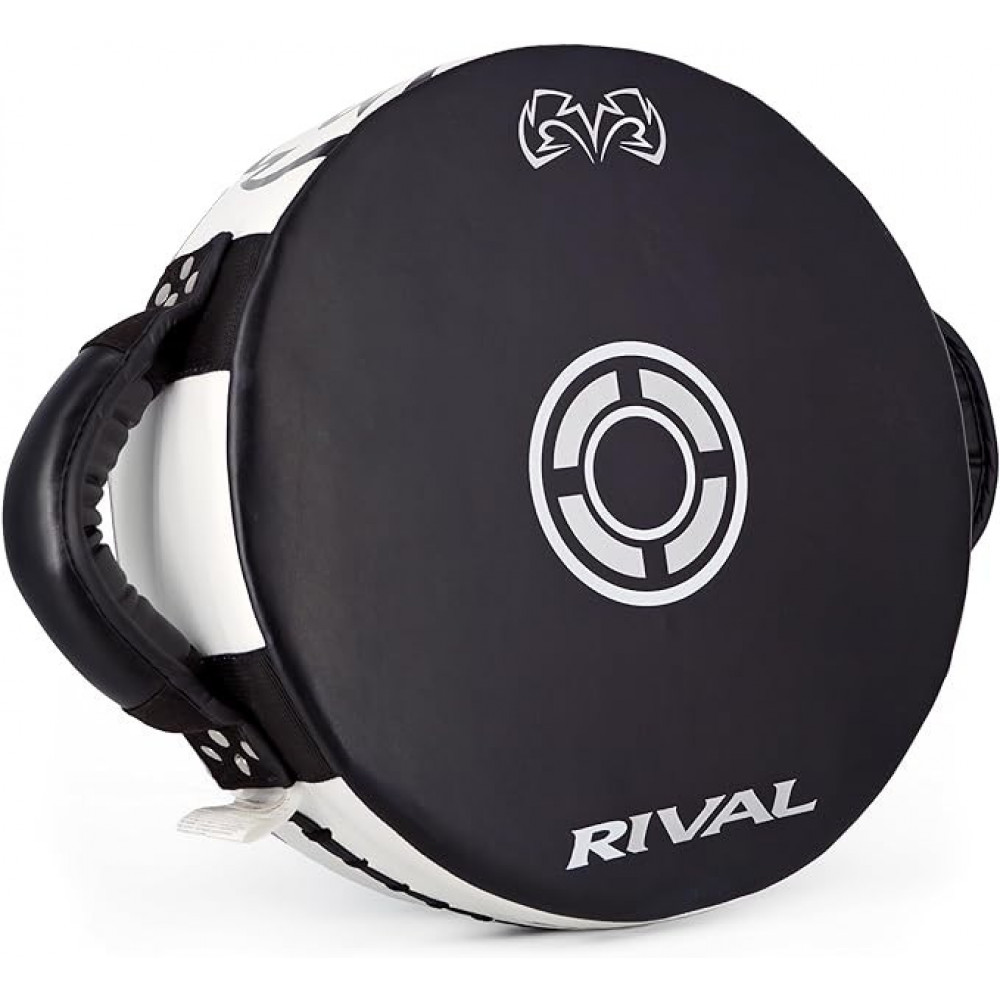 Боксерский щит Rival RPS7 Черный/Серебреный двусторонний
