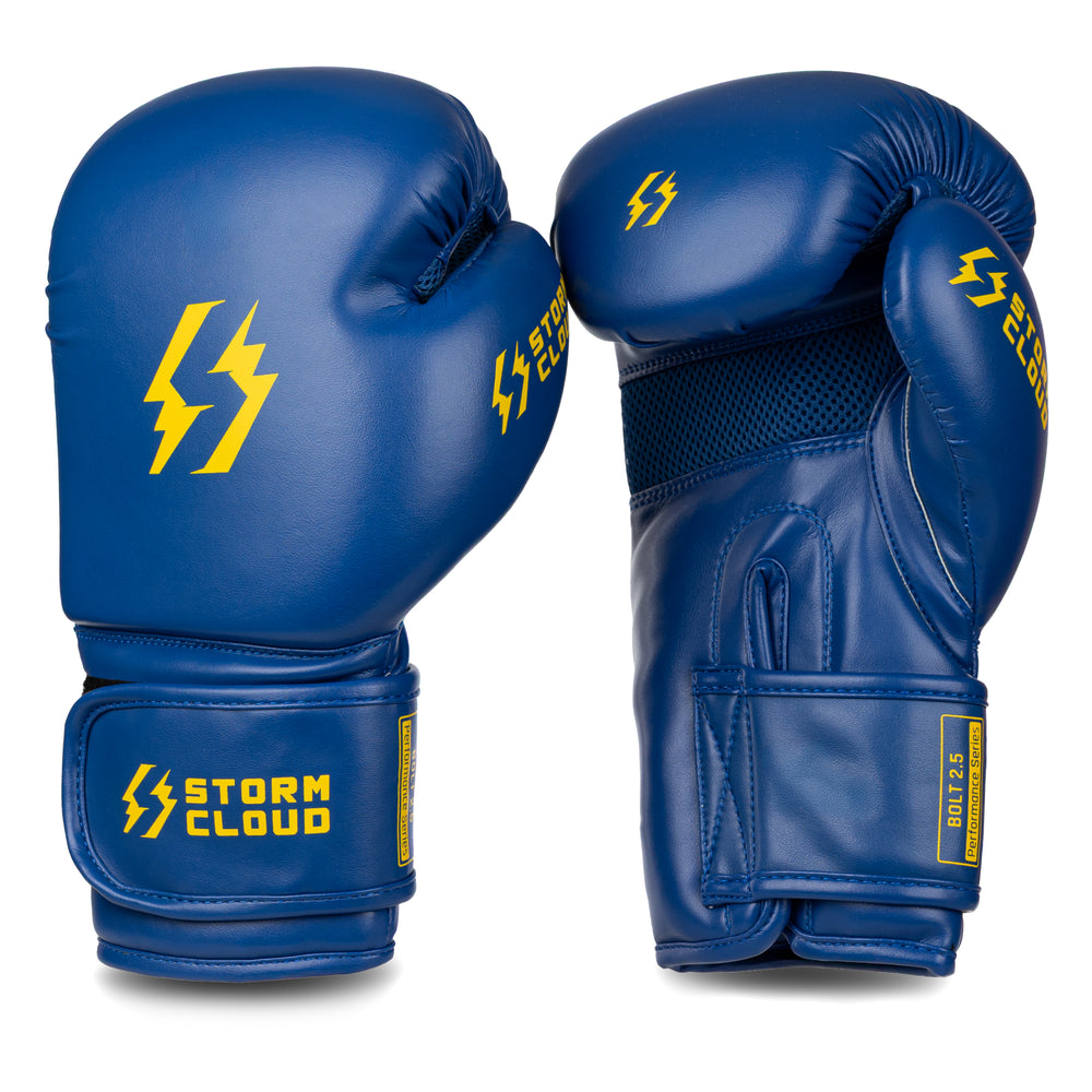 Боксерские перчатки StormCloud Bolt 2.5 синие