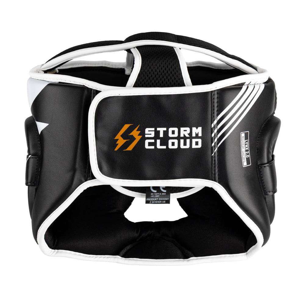 Боксерский шлем Lynx 2.0 StormCloud черно-белый